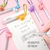 Lindo borrador de dibujos animados de empujar y tirar, borrador retráctil creativo, borrador de lápiz para corrección de errores de escritura y pintura de arte de escuela primaria