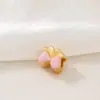 Cuentas de Barril de Aceite de Goteo Chapadas en Oro Vietnamita Lazo de Dibujos Animados Conejo Estrella Gato de la Suerte Cuentas Espaciadoras Accesorios de Pulsera DIY Cuentas