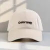 Gorra de Béisbol Lavada Estilo Coreano Retro Bordado de Letras para Mujer Otoño Nuevo Parte Superior Suave Versátil Protector Solar Gorra de Pico de Pato para Hombre
