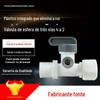 Válvula de esfera de três vias de entrada de peça única cinza de três vias giratória conector de válvula de esfera de 2 minutos filtro de 4 minutos acessórios de tubo de 2 minutos