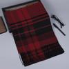 Bufanda para Hombre Transfronteriza Versátil Moda Otoño e Invierno Cuadros Larga Gruesa Bufanda de Pareja Chal Cálido Mujeres