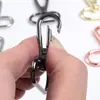 Al por mayor En stock Hebilla de Gancho Anillo de Cola Ovalada Ferretería Accesorios para Ropa Bolsas Hebilla de Metal DIY Accesorios Hebilla de Placa de Aleación de Zinc