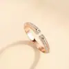 Exquisitas Explosiones Amor Amor en Corazón Anillo de Pareja Moda Personalidad Simple Celebridad de Internet Joyería Recomendada para Hombres y Mujeres