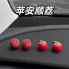 Novo Ping an Fruta Maçã Fruta Simulada Enfeite de Carro Fofo Console Central Tela do Carro Decoração de Natal