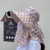 Gorra de protección solar para mujer, resistente al viento, al polvo y al sol, ideal para ciclismo, verano, para trabajar al aire libre, en el campo y recoger té.