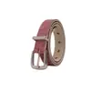 Cinturón Nuevo Estilo para Mujer con Hebilla de Pin, Cinturón Tejido de Piel de Vaca de Alta Calidad, Cinturón de Piel de Vaca Moderno y Versátil para Mujer, Transfronterizo