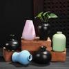 Artesanato Cerâmico Mediterrâneo Feito à Mão Esmalte Spray Fosco Simples Moderno Chinês Criativo Zen Vaso Vaso Feito à Mão