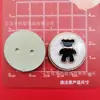 Etiqueta de Letra Número Oso Estilo Luna Chanel Simulada Accesorios de Plástico DIY para Fundas de Teléfono y Zuecos