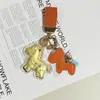 Chaveiro Folha de Ouro Ano do Cavalo 2026, Pingente de Bolsa, Alça de Celular Atacado Chaveiro Ano do Cavalo
