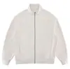 Sudadera Ligera de Terciopelo Pesado de 430 g con Cuello de Felpa, Cierre de Cremallera, Cárdigan, Chaqueta Sudadera Holgada Transfronteriza Europea y Americana, Impresión Personalizada