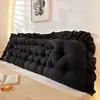 Cojín de Cabecera Bolsa Suave Almohada de Cama Dormitorio Lectura Grande Cojín de Respaldo Almohada Niñas Dormir Sofá Protector de Cintura Venta al por Mayor