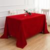 Mantel para Mesa de Reuniones de Terciopelo Dorado Rectangular Mantel Rojo Pedido Comercial Boda Tela Roja Decoración de Puesto Mantel