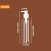 Botella Transparente de Emulsión PET en Stock Botella de Plástico Portátil para Gel de Ducha y Champú Botella Recargable Tipo Bomba para Viaje