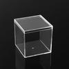 Caixa transparente de 4,5-15cm caixa quadrada de acrílico de plástico tampa céu e terra caixa de doces mão cubo de Rubik embalagem de exibição