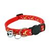 Collar para Gato Bronceado Luna Estrella Hebilla de Seguridad Luminosa Separada Collar para Gato Collar para Mascota Venta al por Mayor