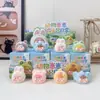 Seis Filhotes de Animais Pequenos Rebanho Diário Caixa Surpresa Figurinhas Desenho Animado Fofas Decorações de Mesa Presentes para Estudantes Atacado