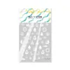 Pegatinas para Uñas Artísticas Navideñas Sky Dreamy Árbol de Navidad Brillante Dorado en Foil 3D en Relieve Copo de Nieve Navideño Set de Pegatinas para Uñas