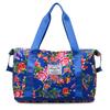 Bolsa de Viagem Grande Estampa Floral Northeast Moda Nacional para Viagens Curtas Viagem de Negócios Simples Bolsa de Ombro Bolsa para Armazenamento de Esportes Natação Fitness Expansível