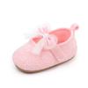 Zapatos para Bebé Niña Suela de Goma Suave Malla Moño Velcro Encaje Bordado Zapatos para Caminar BXC3065