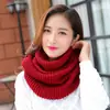 Bufanda Pulóver Estilo Coreano para Estudiantes para Mujer, Calentador de Cuello de Lana Grueso Versátil para Otoño e Invierno para Hombres y Mujeres, Nuevo y Moderno Envoltorio de Cuello Coreano