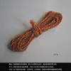 Corda de Algodão Trançada à Mão com Quatro Fios e Três Padrões de Flores, Fio Trançado de Alma Torcida, Pulseira de Bodhi Lua Fluida Feita à Mão