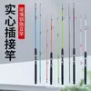 Conjunto de Varas para Iscas Sólidas de Fibra de Vidro, Vara para Pesca em Mar de Grande Porte Ultra-Dura, Vara para Arremesso de Longa Distância, Vara Reta com Cabo de Pistola, Vara Sólida para Iscas