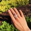 Anillo de Serpiente para Hombres y Mujeres Topacio Moda Sexo Estilo Frío Lujo Ligero Apertura Anillo Ajustable Fabricantes Avanzados
