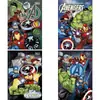 Caderno capa dura 1/4 Vingadores 80 Folhas