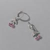 Pendientes de acrílico con forma de cereza personalizados europeos y americanos, elegantes y sencillos pendientes de resina con forma de cereza, a la moda para mujer