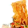 Macarrão de tendão bovino com molho de gergelim, macarrão de tendão bovino pronto para comer com sachê de tempero, macarrão de tendão bovino frio, não frito e picante