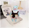 Colgantes de peces geniales, peces flácidos, peces que yacen planos de los residentes de Fondo de Bikini, accesorios para llaveros, overoles, Año Nuevo