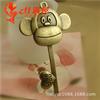 A4044 22,4g direto da fábrica macaco suéter corrente pingente desenho animado colar pingente atacado chave pendurado