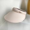 Chapéu de Sol Respirável de Seda de Gelo Estilo Coreano Feminino Anti-ultravioleta Top Respirável Férias de Verão Proteção Solar Chapéu de Sol Casual Versátil