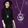 Cadena Larga para Suéter, Collar de Lujo Ligero y de Alta Gama para Mujer, Accesorio de Borla Moderno y Versátil, Colgante Simple de Perla que No se Desvanece