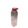 Taza botella de refresco cuadrada asa en forma de corazón impresión taza portátil pajita regalo publicitario taza al por mayor RS-201288