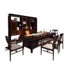 Nueva Mesa de Té de Madera Maciza Estilo Chino, Mesa Moderna para Preparación de Té en Sala de Té, Madera de Ébano Negra, Muebles Zen Estilo Chino, Muebles de Oficina de Alta Gama