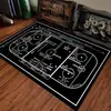 Alfombras temáticas de equipos de fútbol americano transfronterizos para la decoración de la sala de estar del hogar, duraderas, resistentes a las manchas y fáciles de mantener, disponibles para venta al por mayor