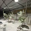 Modelo de Escultura de Flor Metálica Imitação de Fibra de Vidro Personalizado Decoração de Paisagem de Jardim Parque Espaço Verde Mobiliário