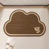 Alfombrilla Creativa para Piso de Baño, Antideslizante, Absorbente de Agua, Secado Rápido, para la Entrada del Inodoro, Alfombra Especializada para el Baño