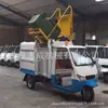 Fábrica de triciclos para recolección de residuos domésticos vehículo de limpieza para eliminación de residuos industriales triciclo sanitario eléctrico de tres ruedas de alta calidad