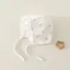 Baberos de Algodón para Bebé Estilo Nórdico Danés Estilo Ins Baberos Pequeños Baberos para Saliva de Recién Nacido Baberos Absorbentes para Bebé
