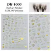 Pegatinas para Uñas Corazón Hueco Graffiti Estilo Plano Pintado a Mano Corazón Láser Pegatinas de Arte para Uñas DIY Joyería Dh1000