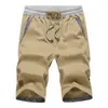 Shorts esportivos de verão soltos tamanho europeu transfronteiriços masculinos, shorts de corrida no joelho, shorts casuais retos finos de praia
