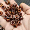 Cuentas Sueltas de Jade con Forma de Bambú de Ágata Roja Estilo Antiguo, Agujero Grande, Alta Calidad, Flujo sin Obstrucciones, Accesorios para Joyería de Pulseras