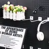 Vários Tamanhos e Comprimentos de Acessórios para Painel Perfurado, Ganchos e Prateleiras de Armazenamento Podem Ser Personalizados de Acordo com Suas Necessidades