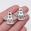 27X27Mm 2.7g Multicolor Accesorios para Joyería Hecha a Mano DIY Personaje Ángel Colgante de Ángel Corazón