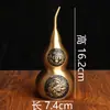 Calabaza de Latón Fénix Creativo Nueve Fuegos Púrpuras Decoración del Hogar Adornos de Cobre Bagua Calabaza Artesanías de Metal Venta al por Mayor