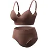 Conjunto de Sutiã Esportivo Push-Up Confortável e Respirável Estilo Europeu e Americano Sem Aro Conjunto de Roupa Íntima para Costas Corrida Yoga Atacado