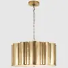 Candelabro de Cristal de Cobre para Restaurante Estilo Postmoderno Sencillo Americano Lujo Ligero Lámpara de Mesa para Isla Diseñador