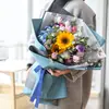 Fuyu Doble Cara Dos Colores Impermeable Papel Ouya Papel de Regalo Para Envolver Flores Papel de Envoltura de Flores de Lujo Accesible Floristería Material para Flores Al por Mayor